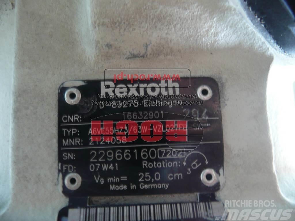 Rexroth A6VE55HZ3/63W-VLZ027FB-SK 2124058 16632901 + GFT17 Motori za građevinarstvo