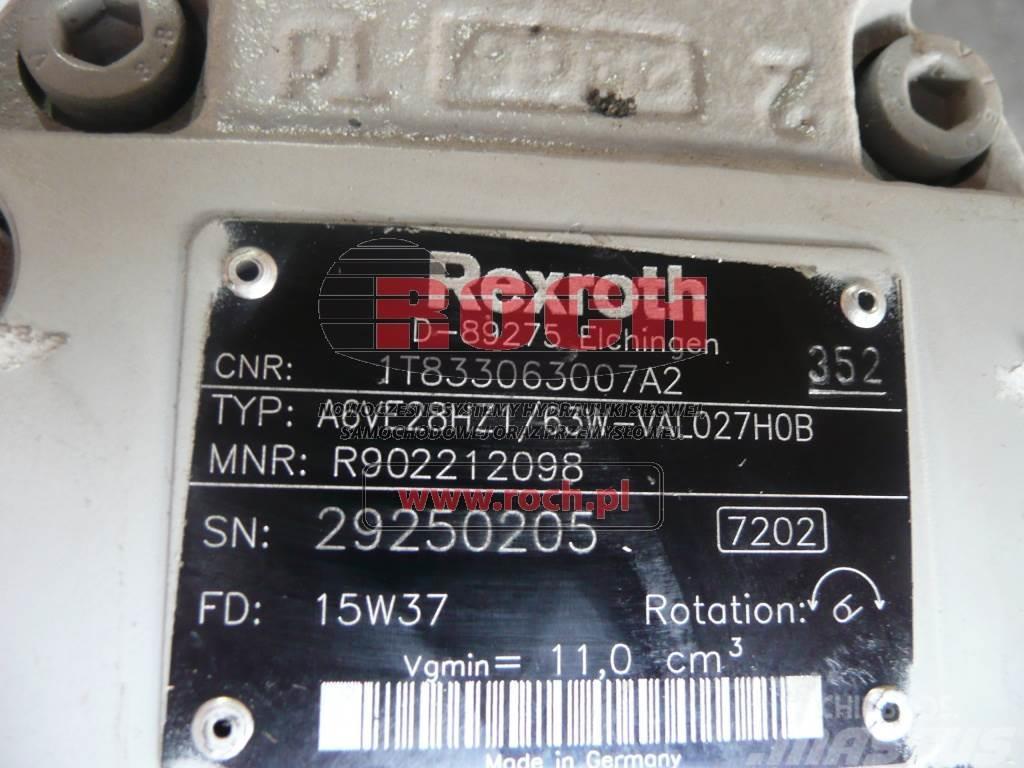Rexroth + BONFIGLIOLI A6VE28HZ1/63W-VAL027H0B 1T833063007A Motori za građevinarstvo