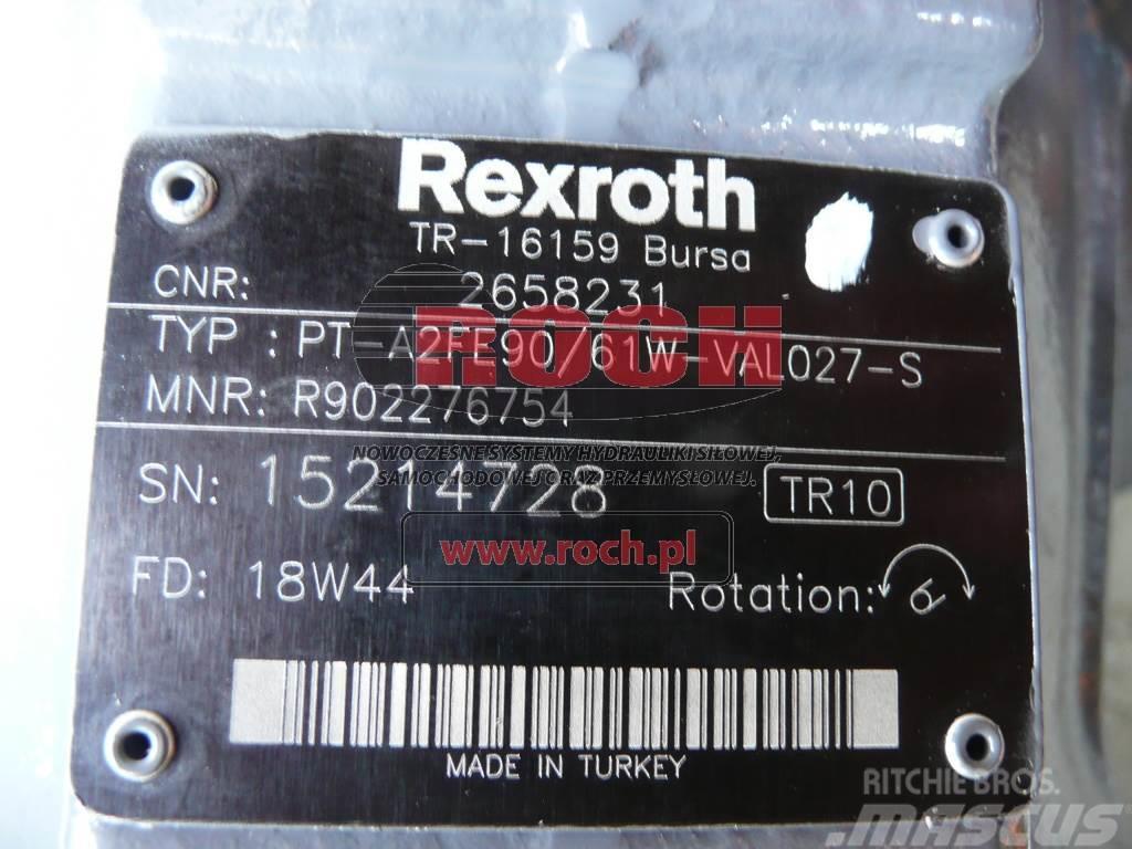 Rexroth PT- A2FE90/61W-VAL027-S 2658231 Motori za građevinarstvo