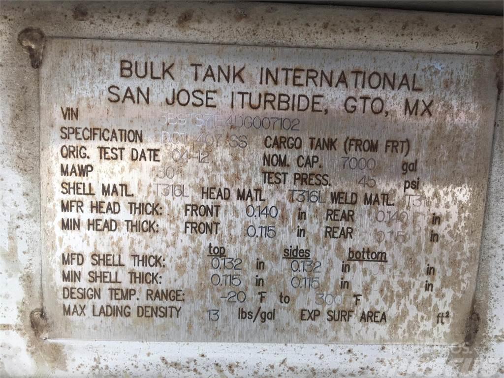  BULK NON-CODE 407 / 7000G / INSULATED Prikolice za cisterne