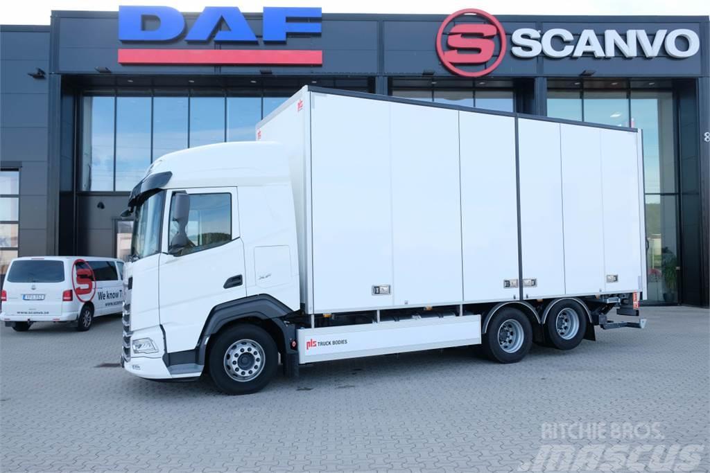 DAF NY XF 480 6x2 skåpbil med öppningsbar sida PLS Sanduk kamioni