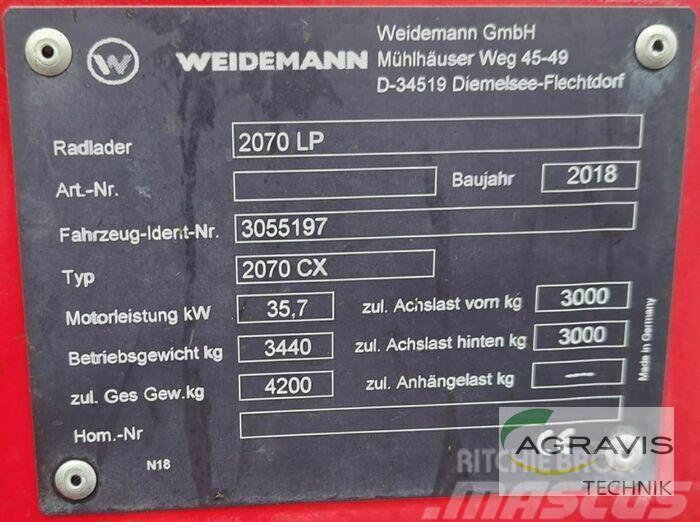 Weidemann 2070 CX LP Utovarivači na točkove