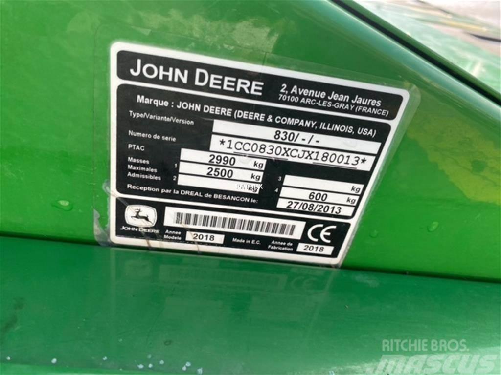 John Deere 830 Uređaji za kosačice