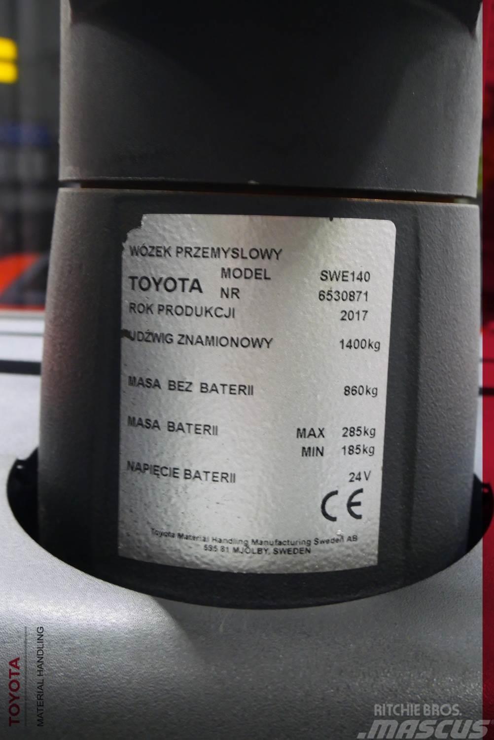 Toyota SWE140 Ručni električni viljuškar