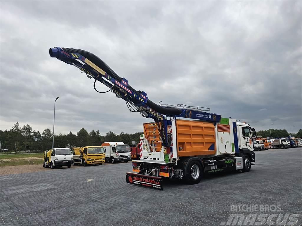 MAN RSP ESE 18/4-KM Saugbagger vacuum cleaner excavato Kombi vozila/ vakum kamioni