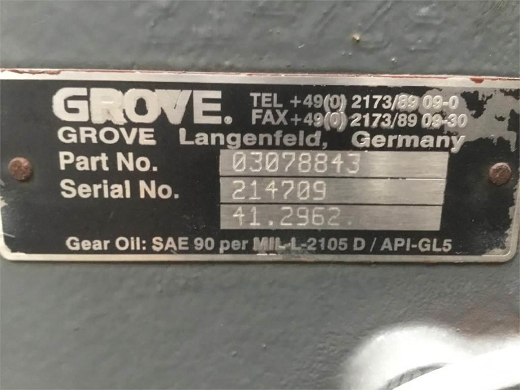 Kessler Grove GMK 3055 diff box axle nr 1 Delovi i oprema za kran