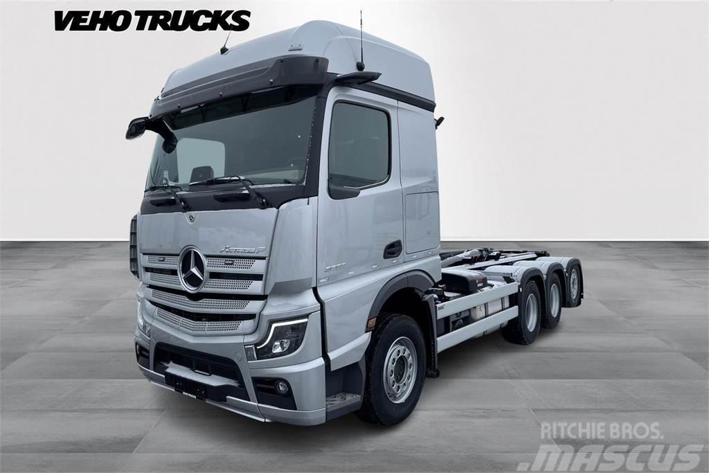 Mercedes-Benz Actros F+ 3653L 8x4ENA KOUKKUAUTO UUSI AUTO!! Rol kiper kamioni sa kukom za podizanje tereta