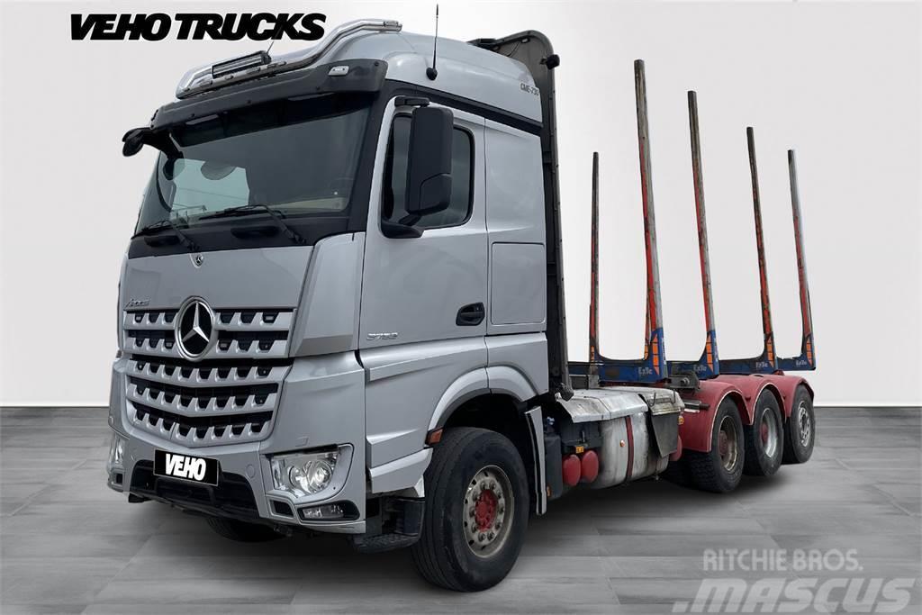 Mercedes-Benz AROCS 3663 L RIIKO- puuvarustus Kamioni za drva Šticari