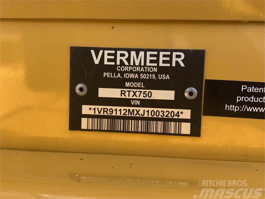 Vermeer RTX750 Rovokopači freze za kanale Trenčeri