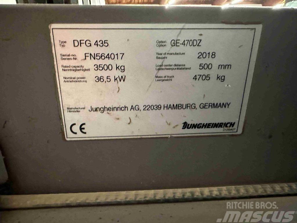 Jungheinrich DFG 435 - TRIPLEX 4,7 m Dizelski viljuškari