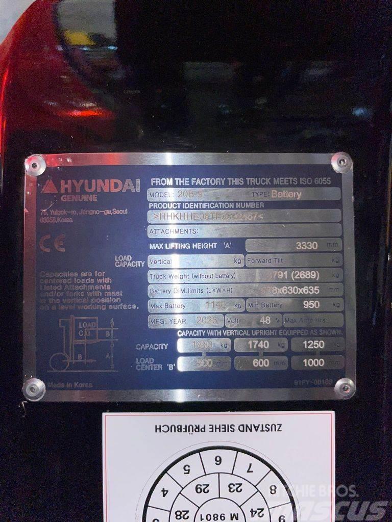 Hyundai 20B-9 Električni viljuškari