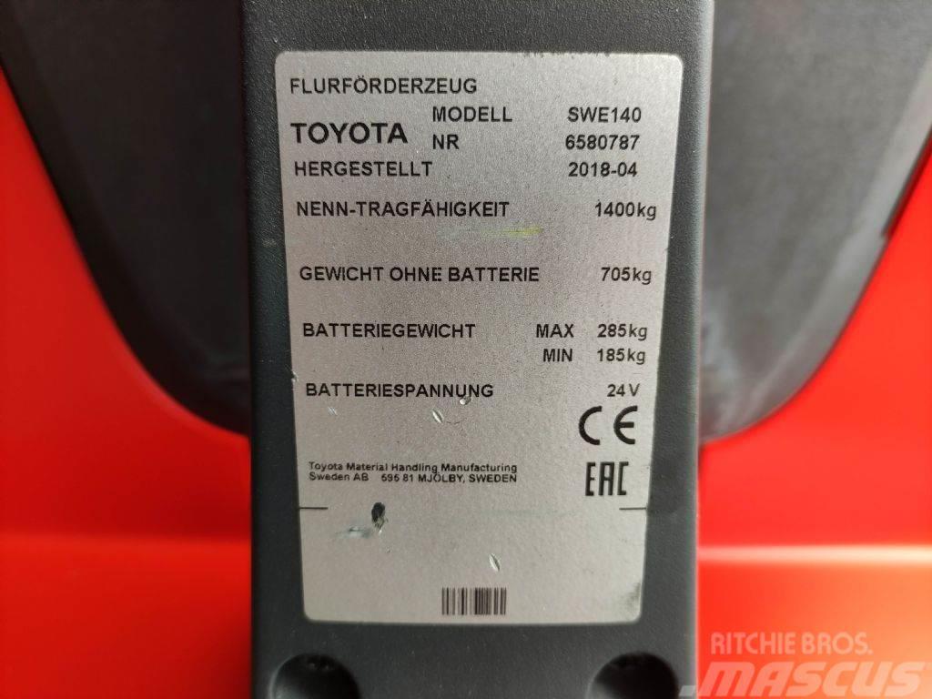 Toyota SWE140 Ručni električni viljuškar